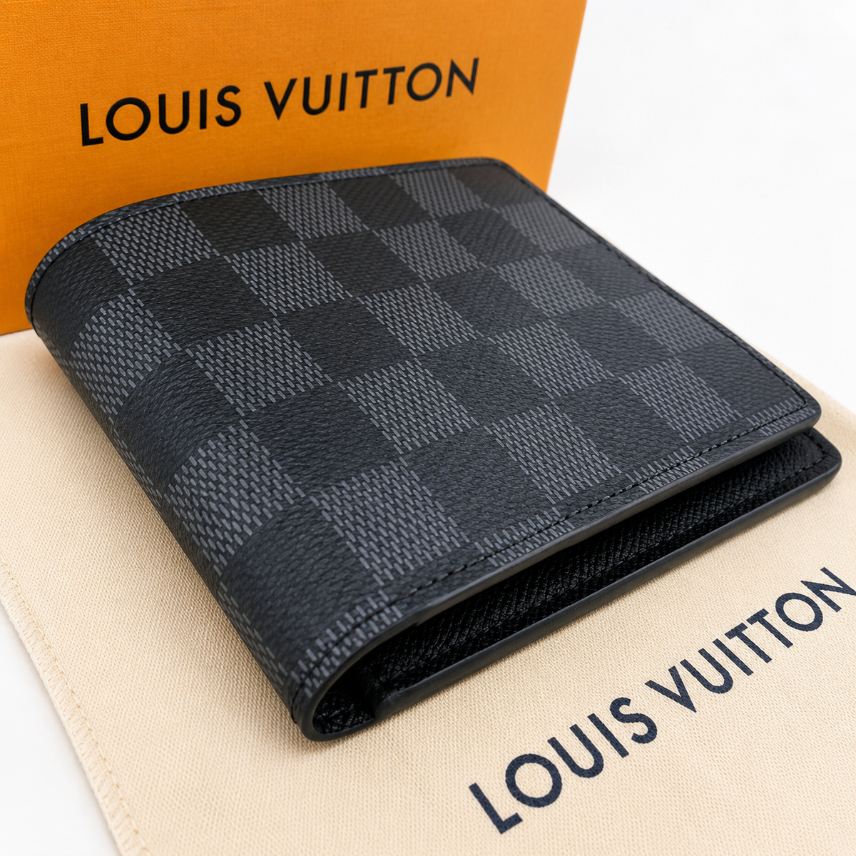 Louis Vuitton Damier Graphite Men's Bifold Wallet