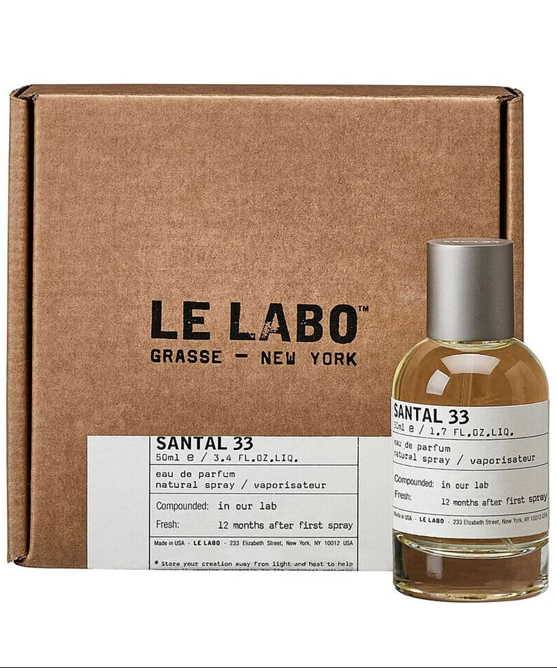 Le Labo Santal 33 Unisex Eau de Parfum Spray 3.4 oz / 100 ml.
