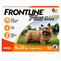 Frontline Plus for Dogs Small (5–22 lbs) Flea & Tick Treatment 6 Doses
