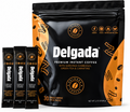 Delgada Premium Instant Coffee with Garcinia Cambogia, Green Tea & Carnitine – 30 Single Serve Stick Packs (2.12 oz / 60 g)