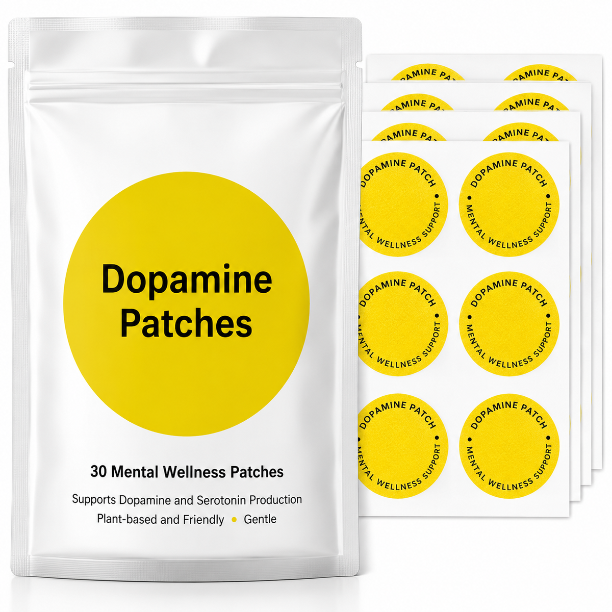 Dopamine Patches – 30 Mental Wellness Patches