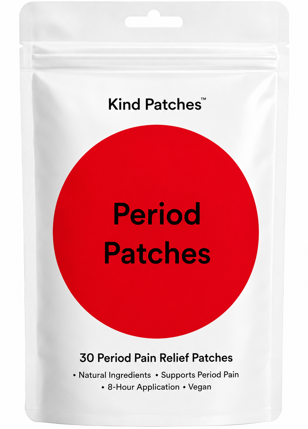 Kind Patches Period Pain Relief Patches – 30 Count