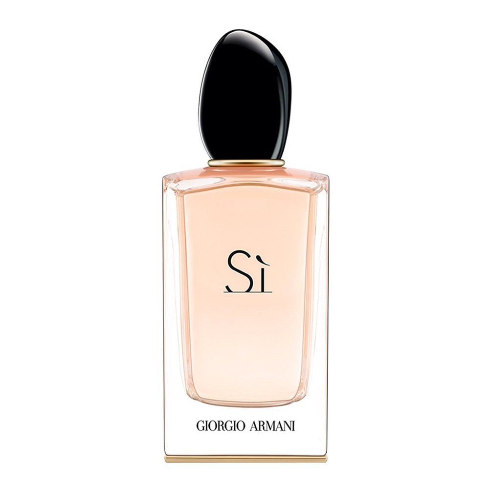 Giorgio Armani Si perfume bottle on a white background