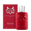 Red Parfums de Marly Kalan perfume bottle with packaging on a white background