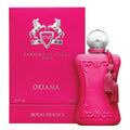 Pink Parfums de Marly Oriana perfume bottle and packaging on a white background