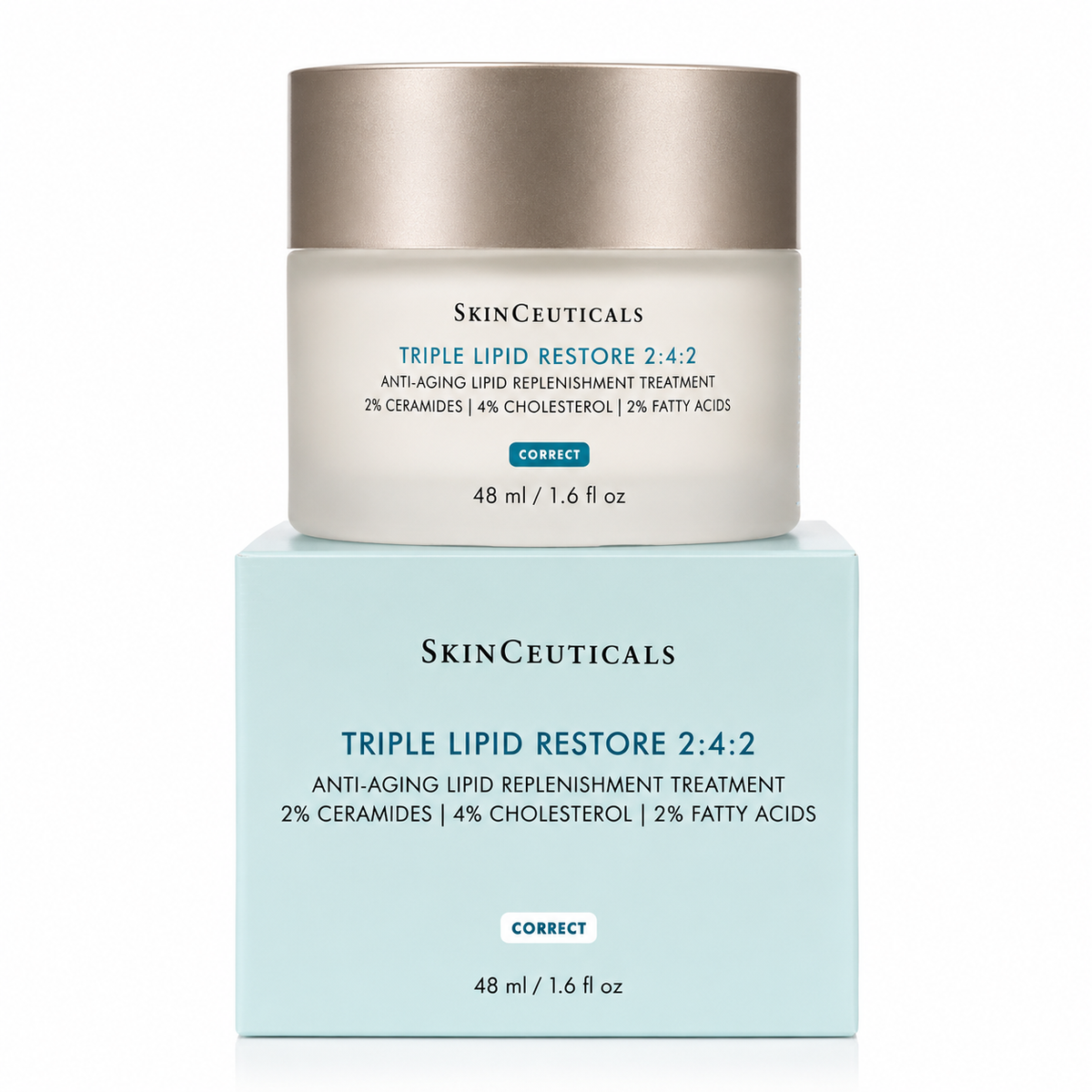 SkinCeuticals Triple Lipid Restore 2:4:2 skincare product on a white background