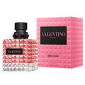 Valentino perfume bottle and packaging on a white background